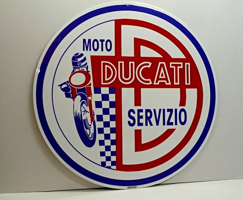 TARGA in acciaio Servizio DUCATI  62